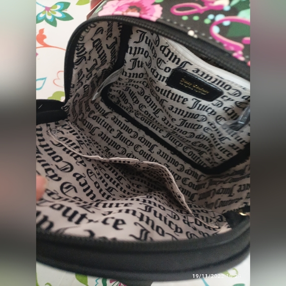 Authentic Floral Juicy Couture Peek-A-Bow Backpack NWT - Picture 5 of 14